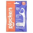 thumbnail image 1 of Plackers Gentle Line Floss Picks Fresh Mint PTFE Free GentleSlide 75 Count, 1 of 5