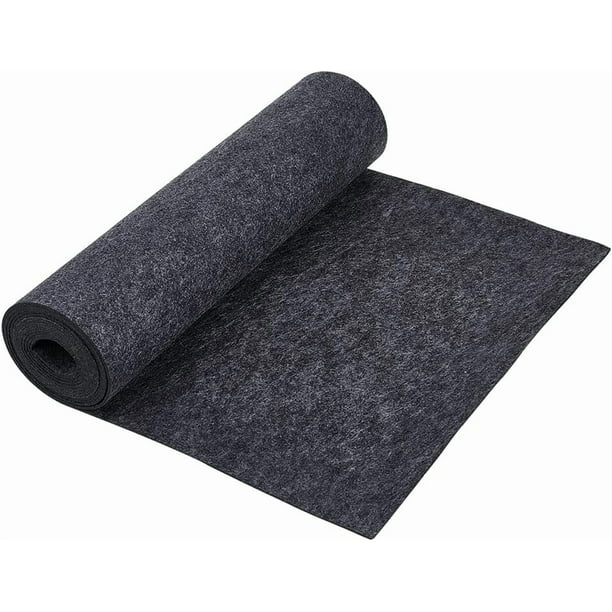 Rollo de fieltro gris de 118 x 15,7 pulgadas, 2 mm de grosor, fieltro no tejido para manualidades, patchwork, costura y decoración.
