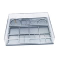 thumbnail image 3 of Caja de almacenamiento de piezas de reloj, herramientas para relojes, contenedor de Hardware de almacenamiento, herramienta de reparación, bandeja de estilo A, 3 of 8