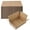 Yellow/Size:14x10x4in, variant on 50pcs 12 "x 6" x 6 "(30.5x15.2x15.2cm) thick 3mm corrugated cardboard box in kraft paper color