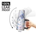 thumbnail image 3 of Modern 40oz Tumbler– Stainless Steel Insulated Tumbler with Handle and Straw, Large Capacity Travel Cup for Hot & Cold Drinks, 3 of 7