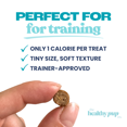 thumbnail image 2 of The Healthypup Co – Focus Mini Trainer – Soft Beef Training Treats for Dogs, 6.5-oz bag, 2 of 6