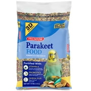 3-D Pet Products Premium Parakeet Bird Food, with Probiotics, 7.5 lb. Zipper Seal Bag, for Daily Feeding