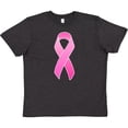thumbnail image 3 of Inktastic Breast Cancer Pink Awareness Ribbon Youth T-Shirt, 3 of 5