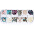 thumbnail image 1 of Colorful Seashell Nail Sticker, Natural Abalone Fingernail Decals, 3D Iridescent Glitter Manicure Mermaid Sequins Slices, for Manicures Salon Home, 1 of 5