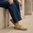 thumbnail image 5 of Cushionaire Boulder Genuine Leather Clogs for Women, Slingback Slip On Shoes with Adjustable Swivel Back Strap and Memory Foam Footbed, 5 of 20