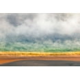 thumbnail image 2 of Jones, Adam 14x11 Black Ornate Wood Framed with Double Matting Museum Art Print Titled - Elevated view of Grand Prismatic spring and colorful bacterial mat-Yellowstone National Park, 2 of 4