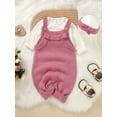 thumbnail image 3 of BABY'S DRESS BOYS' JUMPSUIT BABY'S SOLID COLOR GIRLS' KNIT JUMPSUIT WITHOUT TEE, 3 of 5