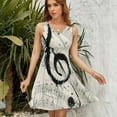 thumbnail image 7 of Musical Notes Sundress Sleeveless Dress Summer Women Clothes Dress for Women Dresses, 7 of 7
