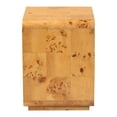 thumbnail image 5 of bali & pari Netra Modern Nightstand, 1-Drawer, Light Mappa Burl, 5 of 10