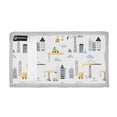 thumbnail image 2 of JIALIOU Nylon Trifold Card Wallet with ID Window Zipper Pocket for Men Women Teen Skyscraper Truck Crane, 2 of 7