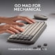 thumbnail image 4 of Teclado Logitech POP Keys mecánico inalámbrico Emoji - Mist, 4 of 9