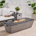 thumbnail image 2 of Noble House Langton Foyer 56 Pouces avec Support de Réservoir en Gris Foncé et Noir, 2 of 24