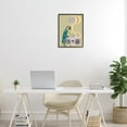 thumbnail image 2 of Stupell Industries Groovy Parrot Pink Boombox Retro Disco Ball Graphic Art Black Framed Art Print Wall Art, 16x20, by Grace Popp, 2 of 6
