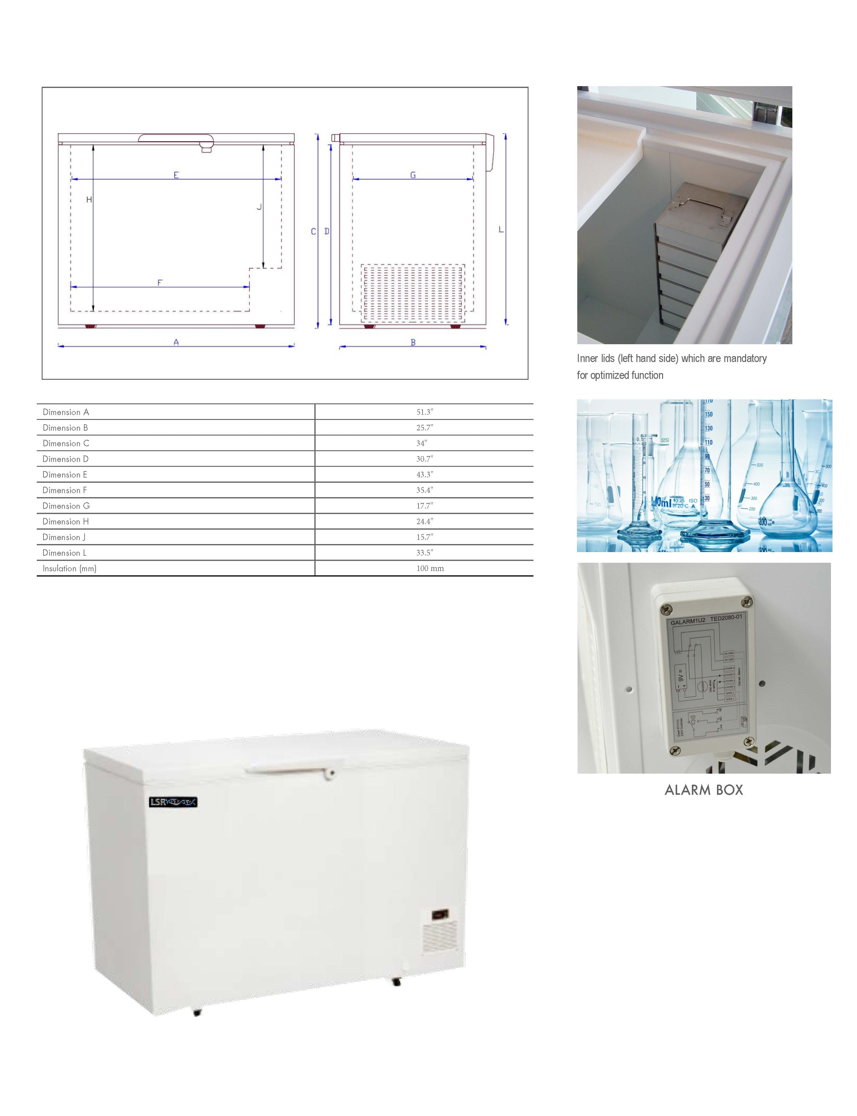 LSRC60-11 Ultra-Low Chest Freezer