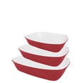 thumbnail image 2 of Oxford Ensemble de 3 Ustensiles de Cuisson Rouge, 2 of 8