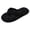Black, variant on Fuzzy Flip Flops House Sandals for Women Comfortable Memory Foam Slides Quiet Plush Bedroom Slip on Slippers Indoor Outdoor
