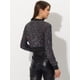 thumbnail image 4 of Chaqueta De Lentejuelas Tipo Aviador Con Cremallera En La Parte Delantera Con Purpurina Brillante Para Mujer Arcoíris L, 4 of 6