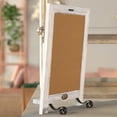 thumbnail image 4 of Flash Furniture Canterbury 9.5" x 14" Whitewashed Tabletop Magnetic Chalkboards with Metal Scrolled Legs, Hanging Wall Chalkboards, Countertop Memo Boards, Set of 10, 4 of 13