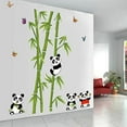 thumbnail image 2 of Decoración para el hogar Mural Vinilo Adhesivo de pared Extraíble Lindo Panda Comiendo Bambú Vivero Habitación Arte de la pared Calcomanía Papel Xemadio CJWUS-941, 2 of 7