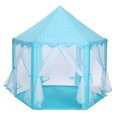 thumbnail image 1 of Carpas Castle Princess para niños, carpas hexagonales de PVC reforzadas con gran espacio, plegables, con diseño de malla, para patio trasero, 1 of 8