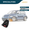 thumbnail image 5 of AKS KEYS Aftermarket Replacement for Chrysler Key Fob 4B FCC# OHT692427AA, 5 of 6