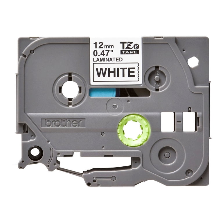 Compatible Label Tape For Brother P-touch - White, 12mm (1/2"), 8m Length (Fits TZ231, TZe231)