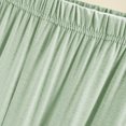 thumbnail image 4 of Ecqkame Women's Pajama Sets 2 Piece Outfit Short Sleeve Shirt Shorts Pants 2024 Pajama Loungwear Set D-Mint Green XXL on Clearance, 4 of 4
