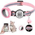 thumbnail image 1 of Shiyou - Collier de Chat Imperméable avec Support AirTag & Étiquette QR ID Intelligente - Collier de Sécurité Réfléchissant pour Chats, Chatons, Chiots - Compatible avec Apple AirTag, Suivi GPS pour Fille & Garçon, 1 of 4