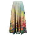 thumbnail image 7 of Xixinqiwan No Boundaries Women's and Women's Plus Skirts,Women's Boho Long Skirts Flowy High Waist Floral Maxi Skirt Summer Regular Trendy Skirts, 7 of 7