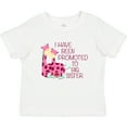 thumbnail image 3 of Inktastic I Have Been Promoted to Big Sister Pink Girls Baby T-Shirt, 3 of 5
