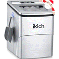 thumbnail image 5 of IKICH Portable Ice Maker, 26lb/Day, Self-Cleaning, Stainless Steel, 5 of 10