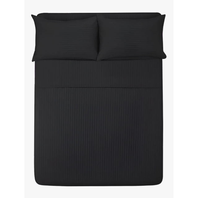 Juego De Sábanas Matrimoniales Modelo Negro