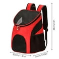 thumbnail image 3 of REK Pet Bag Portable Backpack For Cats And Dogs Foldable Pet Bag For Going Out Small Size, 3 of 4