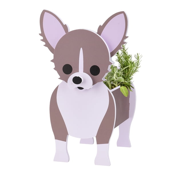 Macetero para perros Chihuahua maceta pequeña y única para mascotas macetero para perros para personas ANGGREK Otros