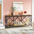 thumbnail image 7 of Tribesigns Extra Long Sofa Table, 71 Inch Narrow Long Console Tables Behind Couch Table with Open Storage Shelf, 7 of 7