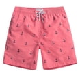 thumbnail image 1 of Pantalones cortos de baño maamgic Quick Dry para hombre, color rojo XXL, 1 of 8