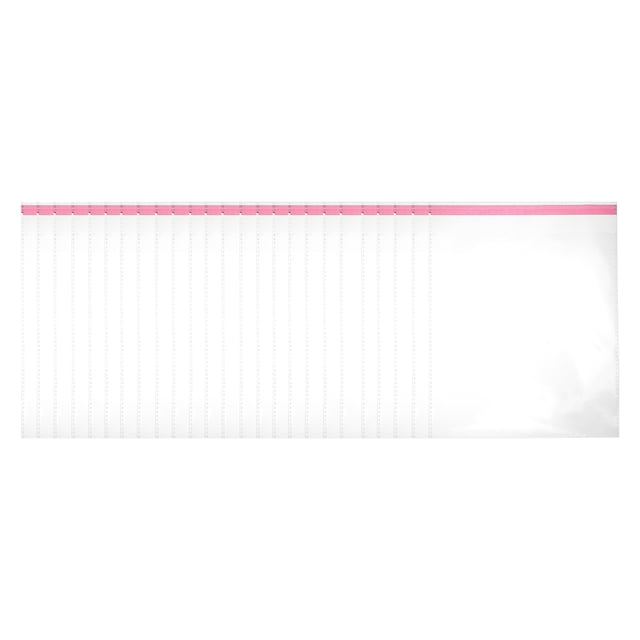 Bolsas autoadhesivas transparentes de 9 ㎛, 25 piezas, para prevención de polvo con agujero para golosinas 15.75"x21.65"