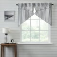 thumbnail image 3 of VHC Brands, Sawyer Mill Ticking Stripe Prairie Swag, Black, 36x36x18, Set of 2, 3 of 5