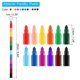 thumbnail image 2 of Crayones Apilables Uxcell, Paquete de 8 Crayones Cuadrados Apilables de 12 Colores, 2 of 6