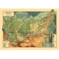 thumbnail image 2 of Shokalskiy 14x11 Black Ornate Wood Framed with Double Matting Museum Art Print Titled - Europe Topography Russia - Shokalskiy, 2 of 4