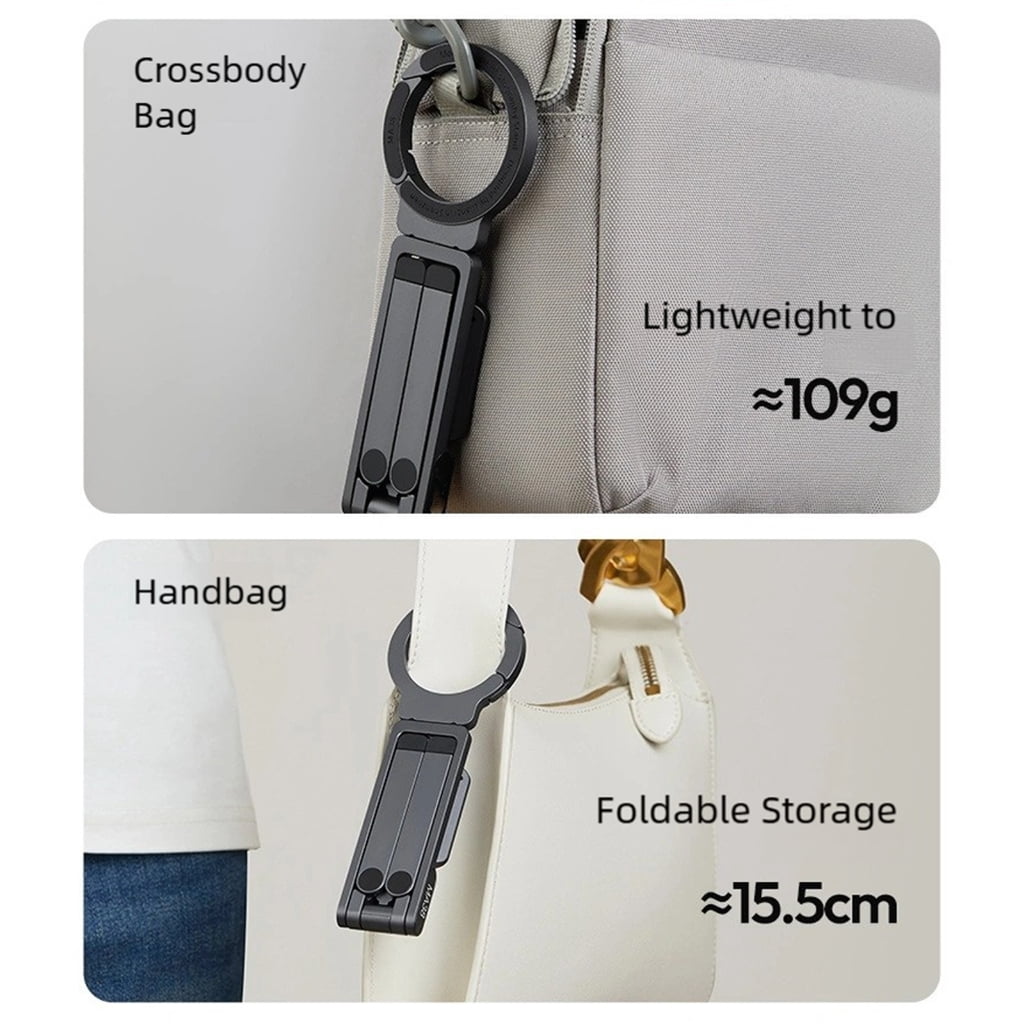7829 MA38 Magnetic Phone Tripod , Portable Phone Holder Tripod for Strokes, 5 in 1 Portable Pocket Size video blogging Tripods with 180° Rotation & Strong Magnet (1Pcs)