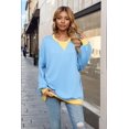 thumbnail image 3 of Camisetas de Larga para Mujer Azul XXL, 3 of 7