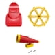 thumbnail image 4 of Juego de columpios de juguete para parque infantil, accesorio para buzón y telescopio con accesorios de instalación, marco de escalada para niños a Rojo, 4 of 8
