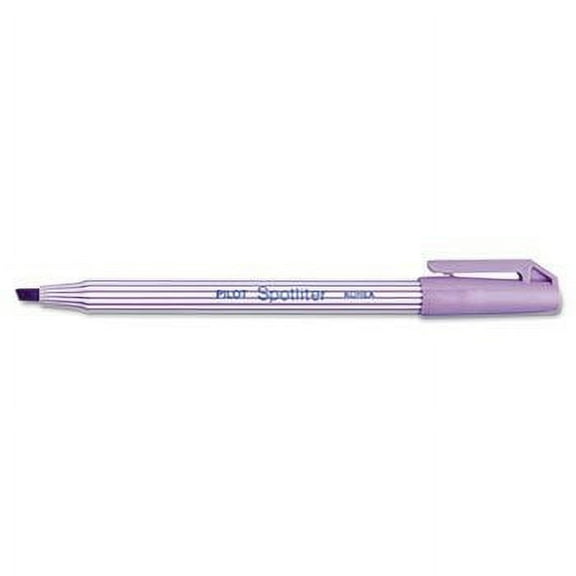 3 Pack Spotliter Highlighter, Chisel Point, Pocket Clip, Fluorescent Purple, 12/Pk by PILOT (Catalog Category: Paper, Pens & Desk Supplies / Highlighters)