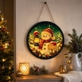 thumbnail image 4 of Christmas Lighted Hanging Sign, Battery‑Operated LED Wall Ornament with Hooks, Illuminated Xmas Decor for Front Door, Porch, Entryway Home Decoration, 4 of 7