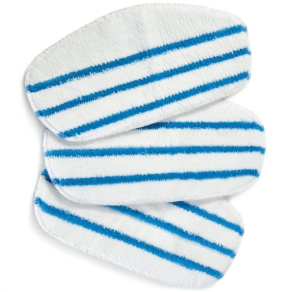 PurSteam 10-in-1 Replacement Steam Mop Pads — Washable and Reusable — 3-Pack