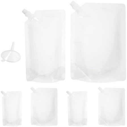 OUNONA Drinks Pouches Spouted Pouch High Barrier Protection 7Pcs