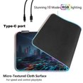 thumbnail image 2 of Mouse pad gamer ZEFIXON RGB 80 x 30 cm antideslizante con LED, 2 of 6