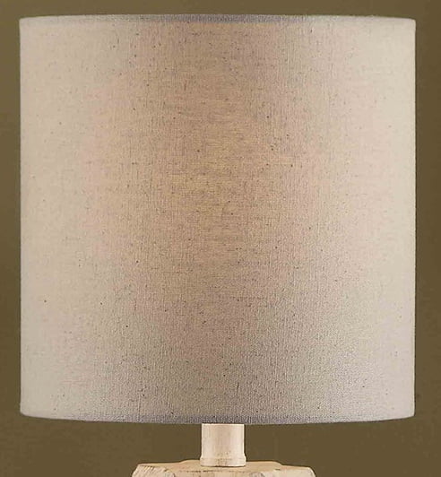 Better Homes & Gardens White Wash Faceted Faux Wood Table Lamp